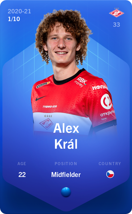 Sorare - Sorare Official - Alex Král 2020-21 • Super Rare 1/10 - NFT # 48520726502625121996195632074860989182291174632724432497876859099448286671424