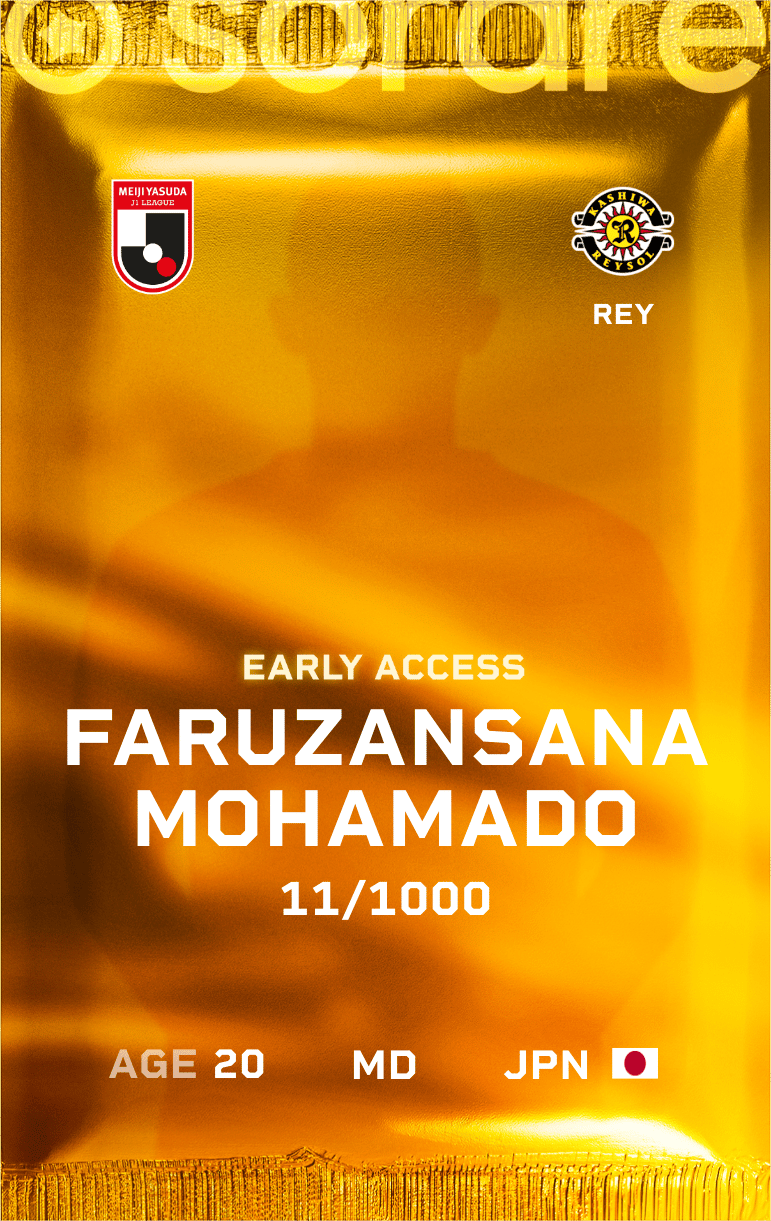 FARUZANSANA MOHAMADO 2025-26 • Limited 11/1000