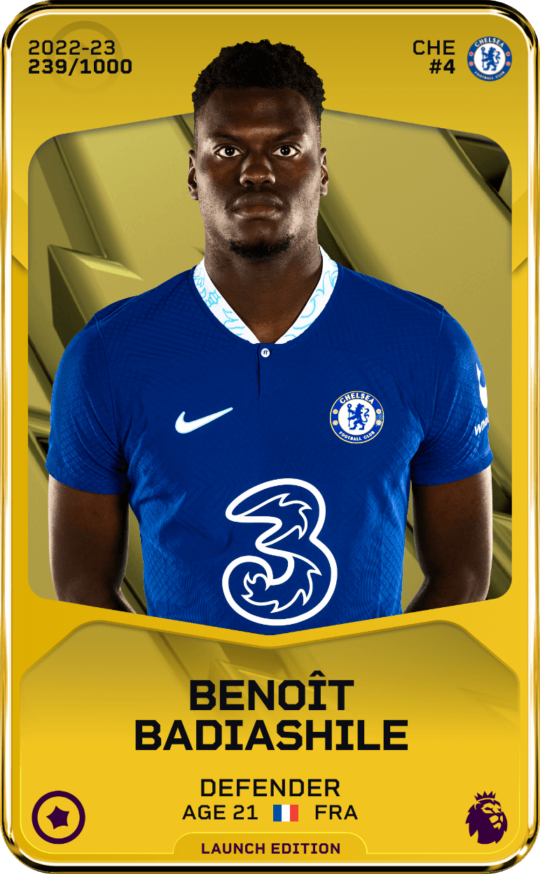 Benoît Badiashile 2022-23 • Limited 239/1000