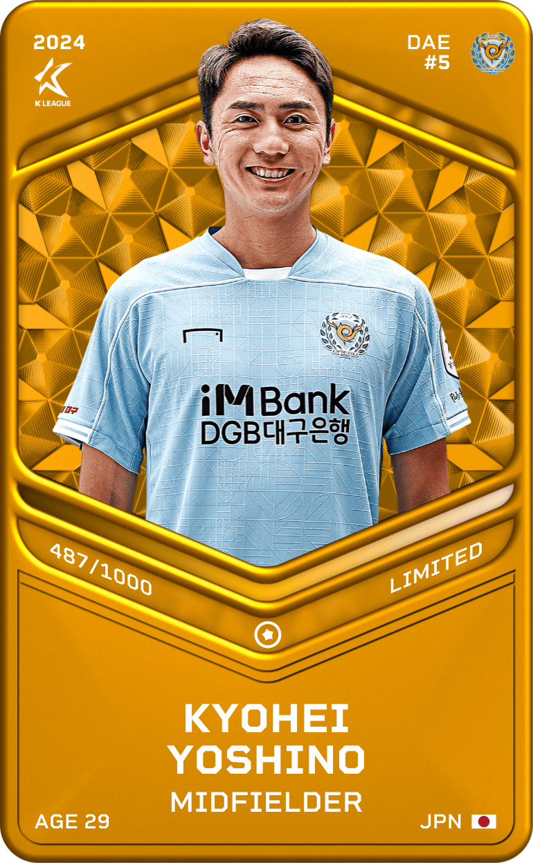 Kyohei Yoshino 2024-25 • Limited 487/1000