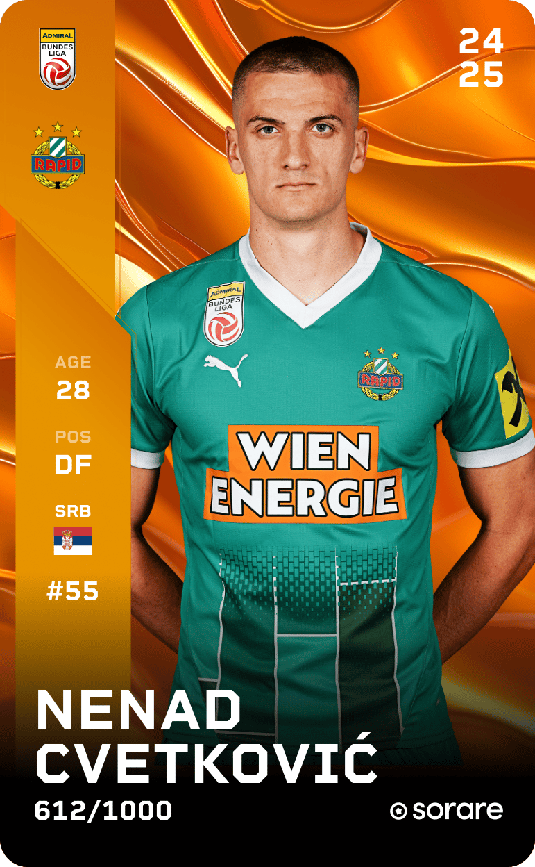 Nenad Cvetković 2024-25 • Limited 612/1000