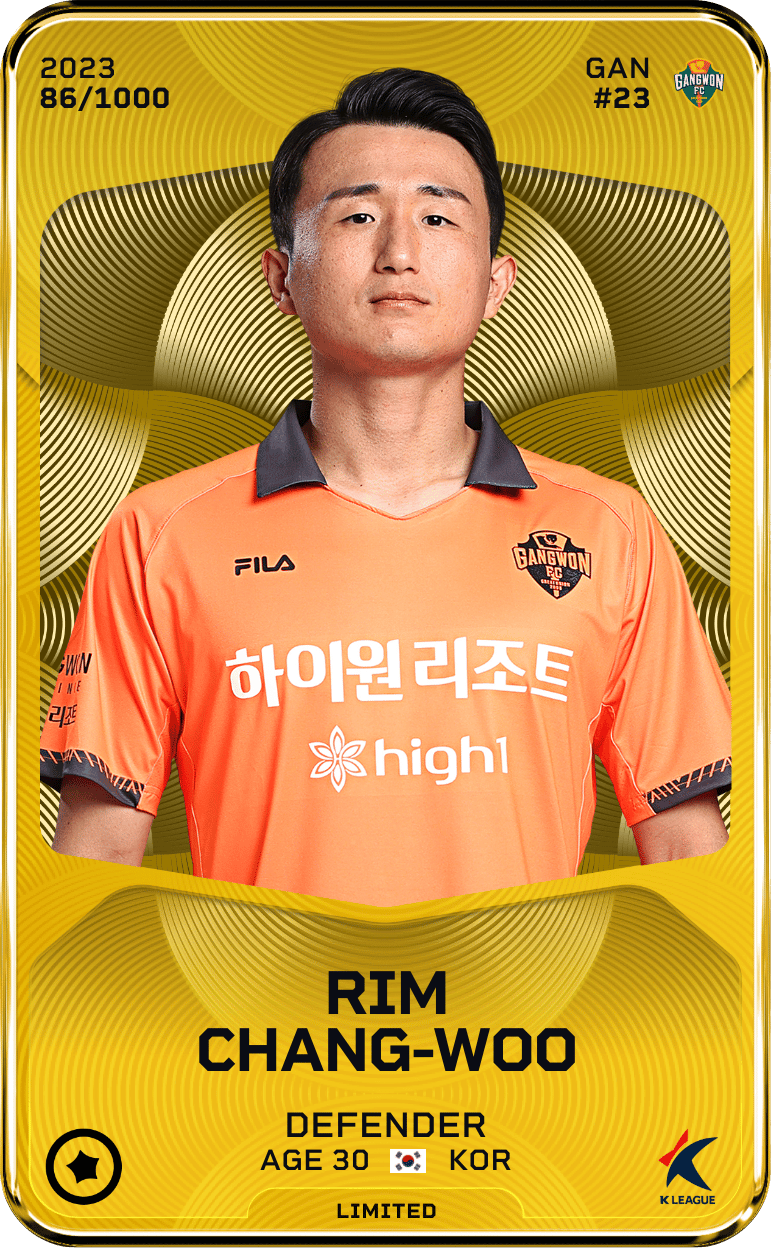 Rim Chang-Woo 2023-24 • Limited 86/1000
