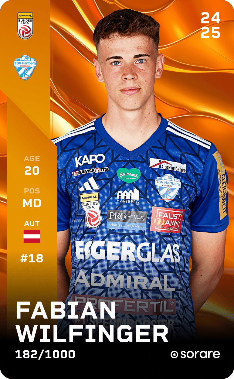 Fabian Wilfinger 2024-25 • Limited 182/1000