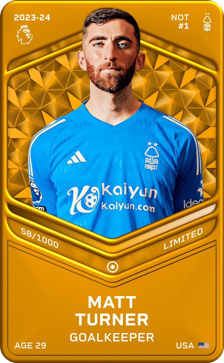 Matt Turner 2023-24 • Limited 58/1000
