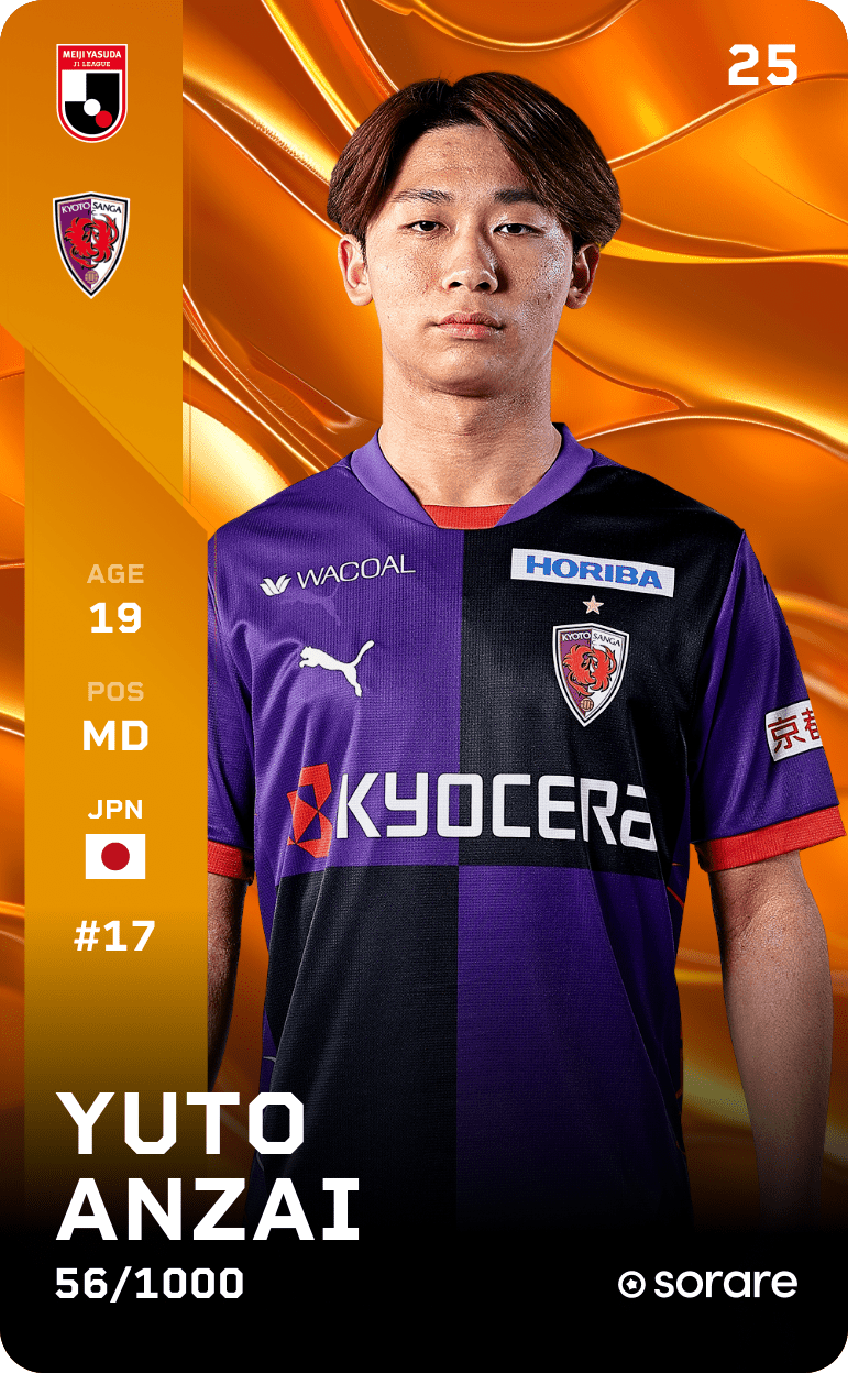 Yuto Anzai 2025-26 • Limited 56/1000