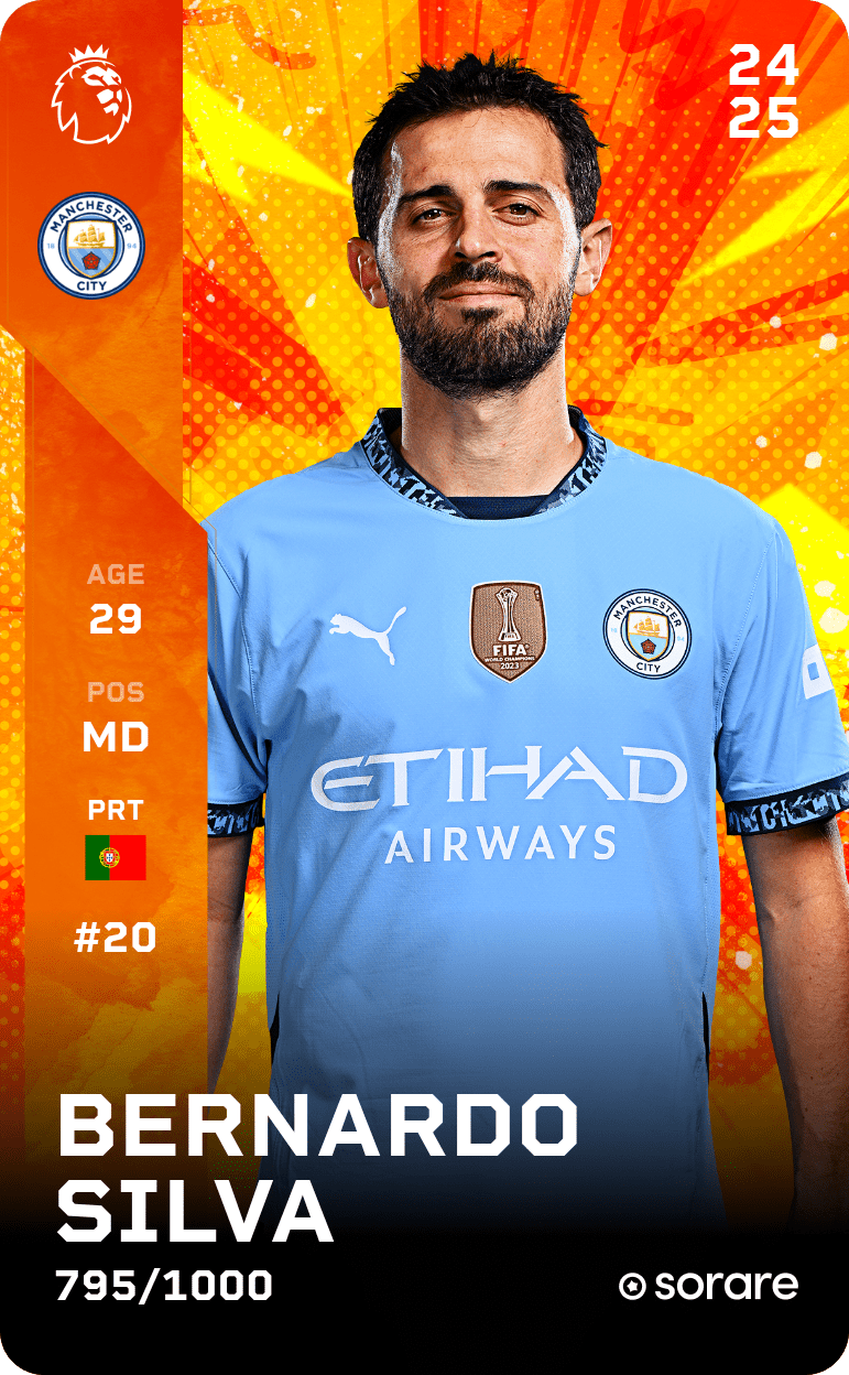 Bernardo Silva 2024-25 • Limited 795/1000