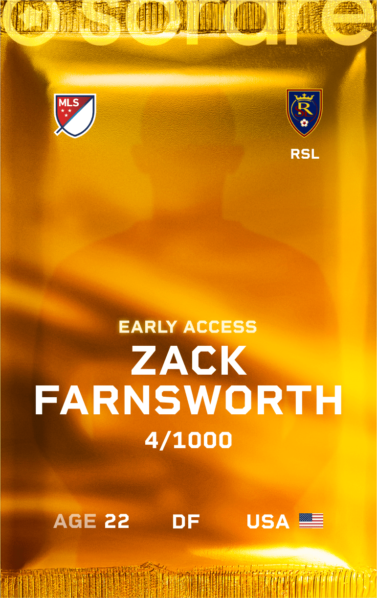 Zack Farnsworth 2025-26 • Limited 4/1000