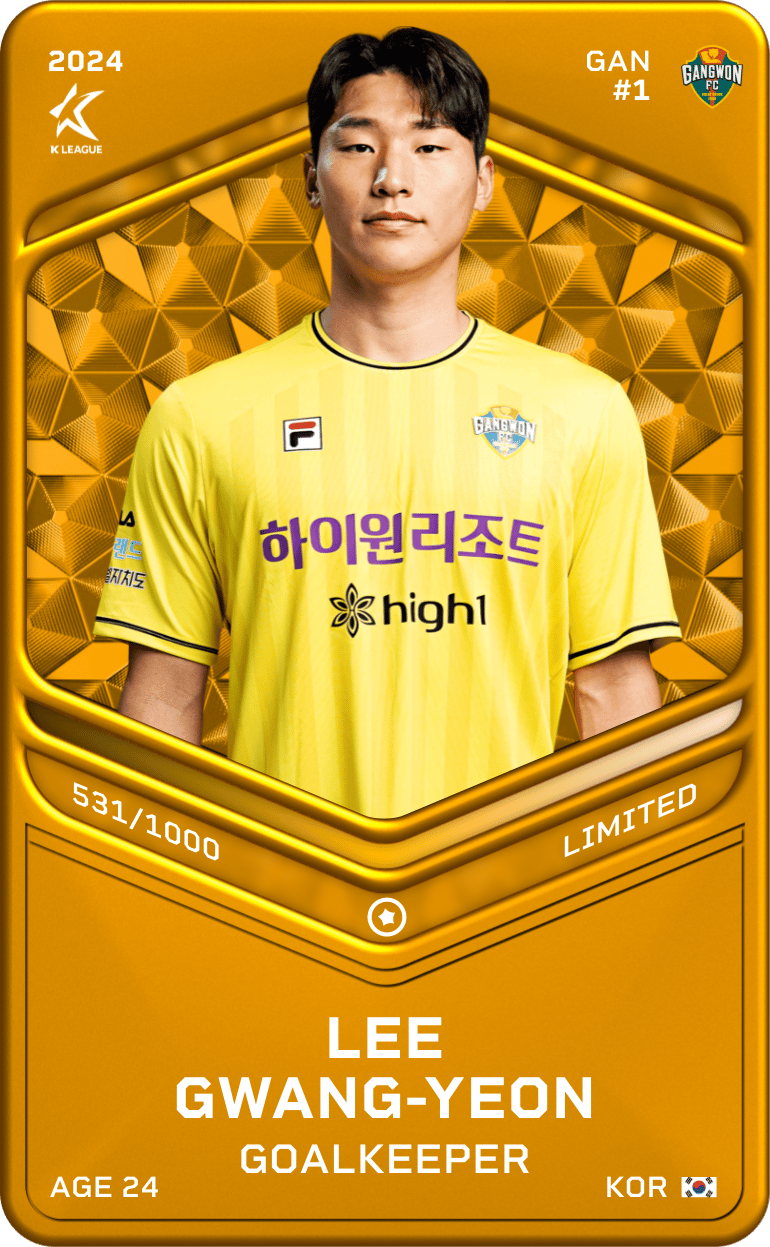 Lee Gwang-Yeon 2024-25 • Limited 531/1000