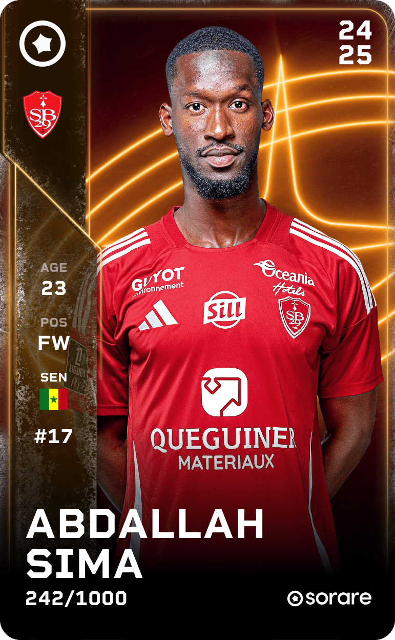 Abdallah Sima 2024-25 • Limited 242/1000