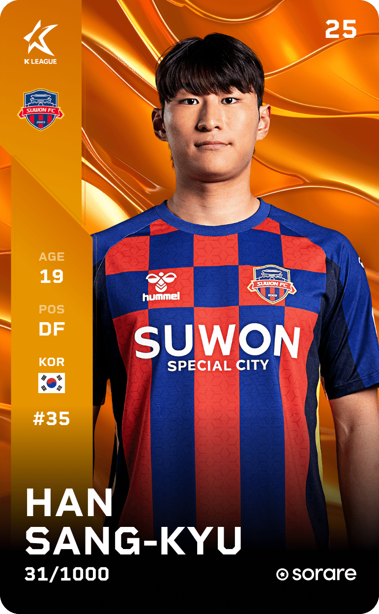 Han Sang-Gyu 2025-26 • Limited 31/1000