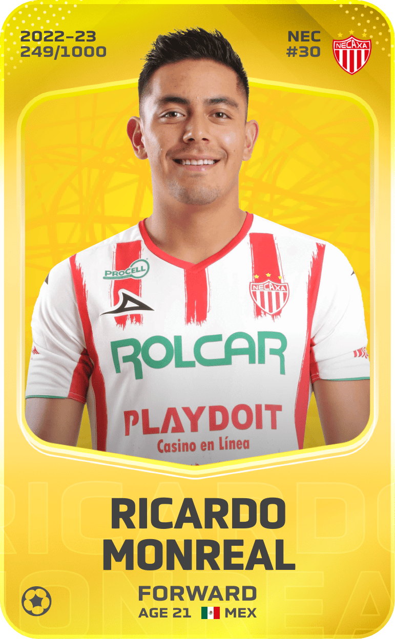Ricardo Monreal 2022-23 • Limited 249/1000
