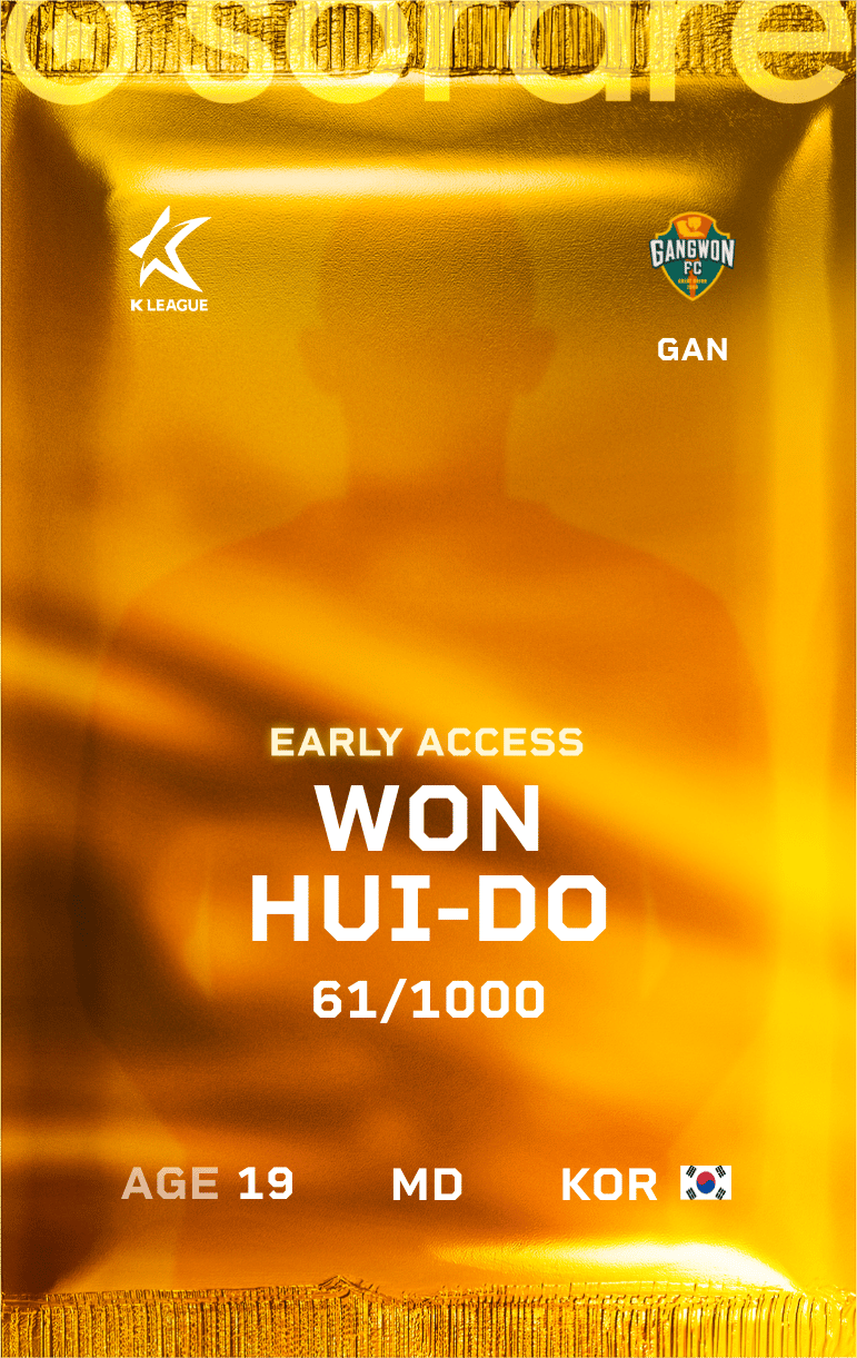 Won Hee-Do 2025-26 • Limited 61/1000