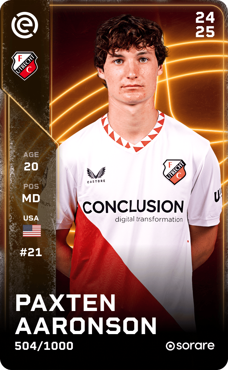 Paxten Aaronson 2024-25 • Limited 504/1000