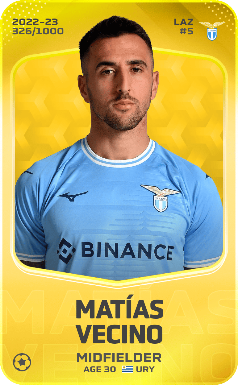 Matías Vecino 2022-23 • Limited 326/1000