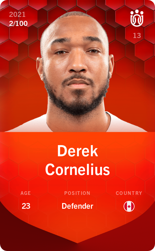 Sorare - Sorare Official - Derek Cornelius 2021-22 • Rare 2/100 - NFT # 25486331953190783911957430450393763029177398612848733176876641213616822799183
