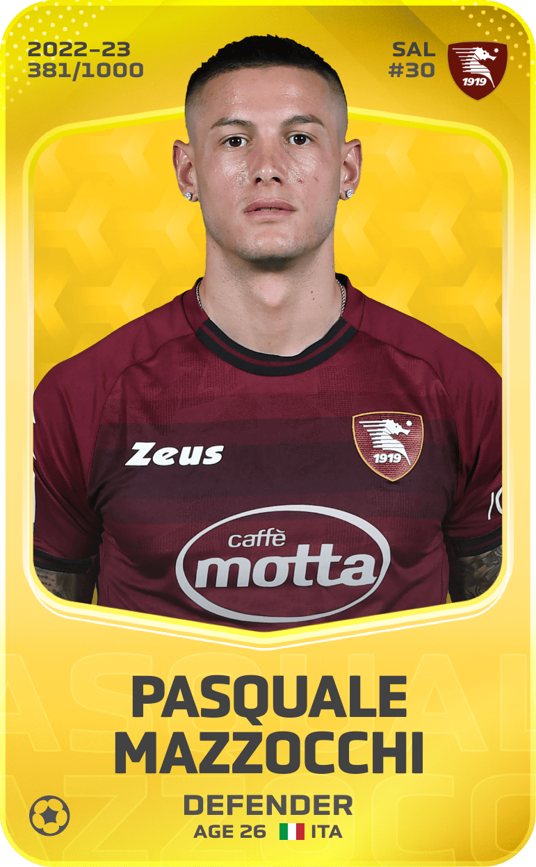 Pasquale Mazzocchi 2022-23 • Limited 381/1000