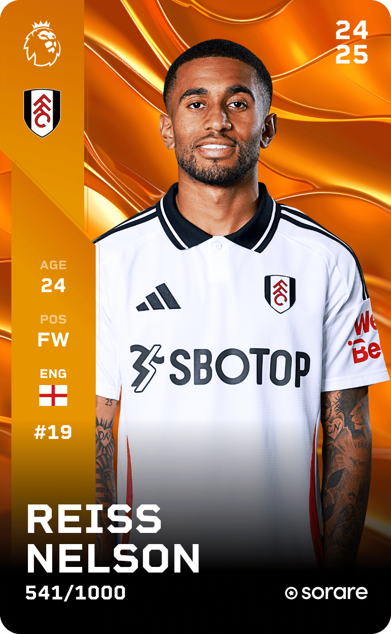 Reiss Nelson 2024-25 • Limited 541/1000