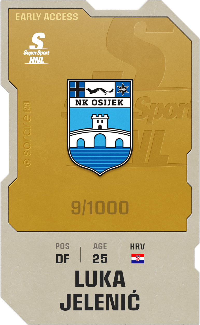 Luka Jelenić 2025-26 • Limited 9/1000