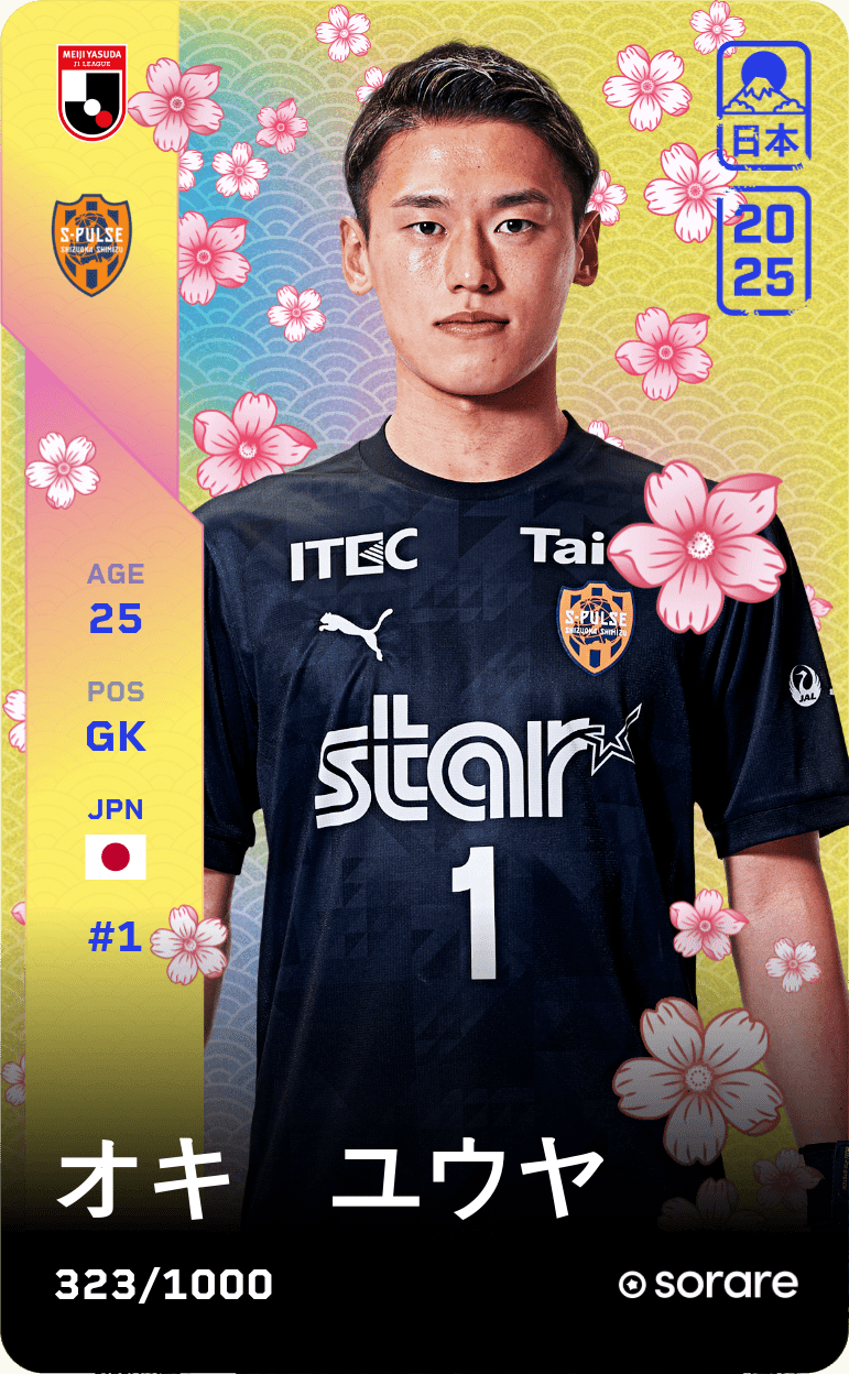 Yuya Oki 2025-26 • Limited 323/1000