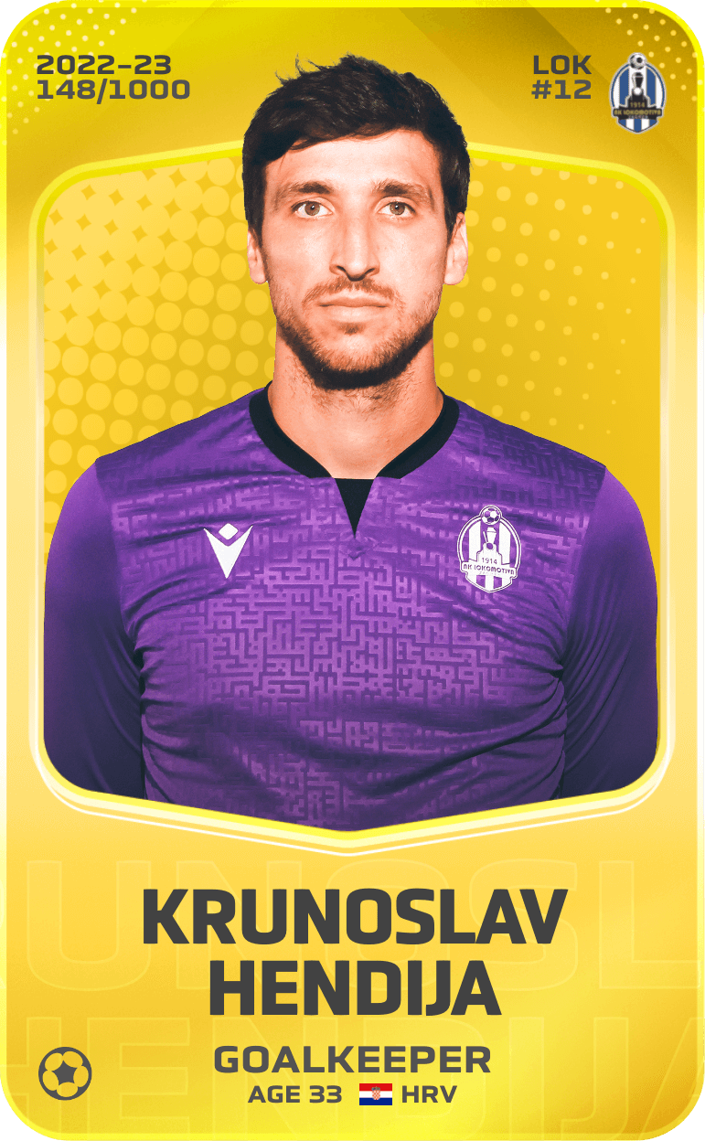 Krunoslav Hendija 2022-23 • Limited 148/1000