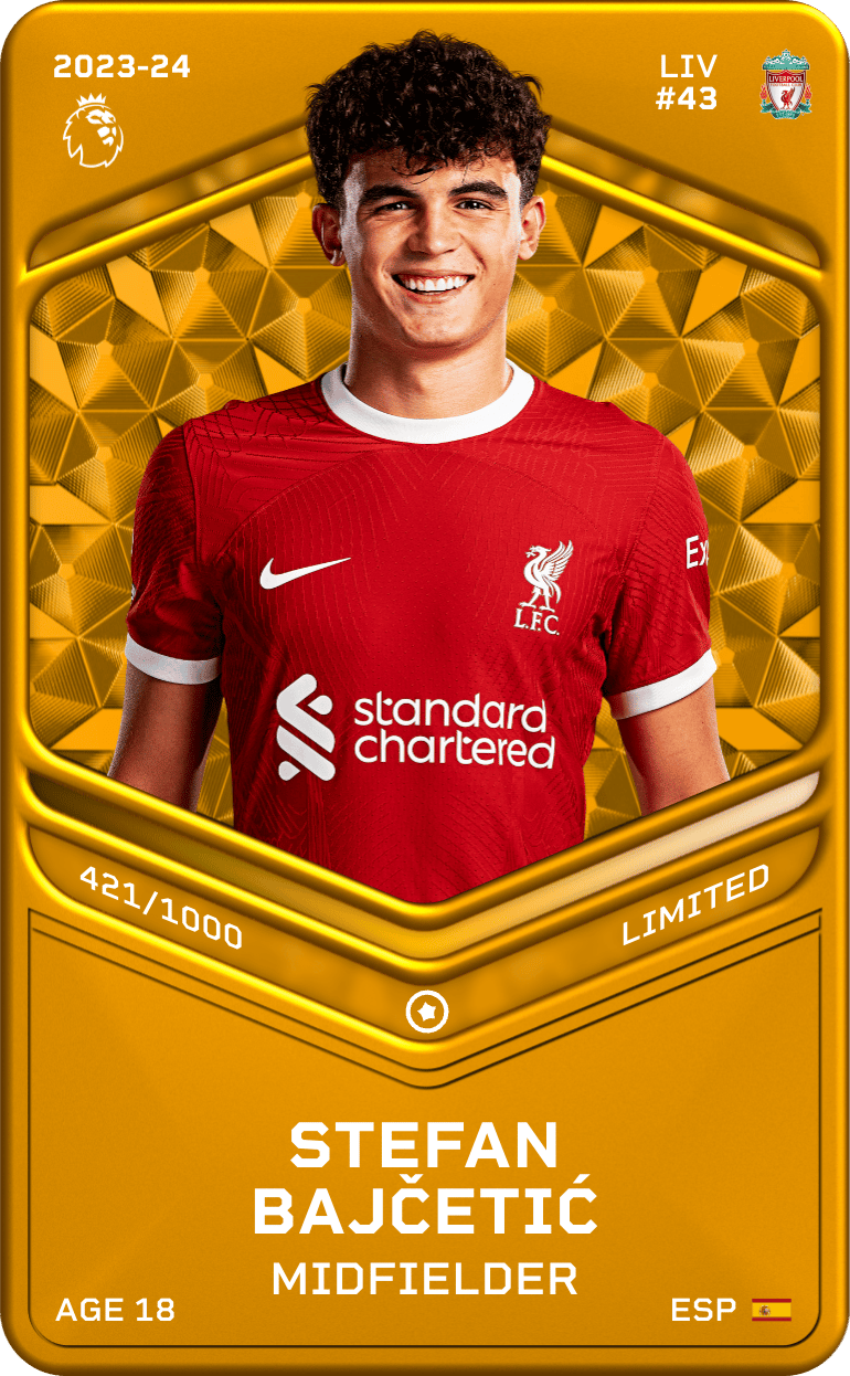 Stefan Bajčetić 2023-24 • Limited 421/1000