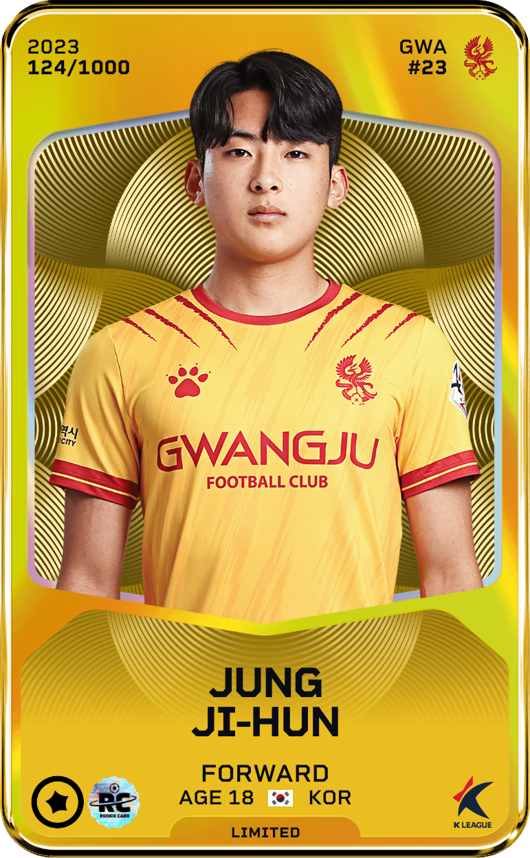 Jung Ji-Hun 2023-24 • Limited 124/1000