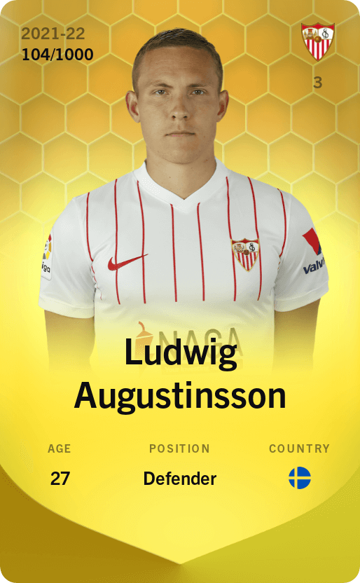 Ludwig Augustinsson 2021-22 • Limited 104/1000