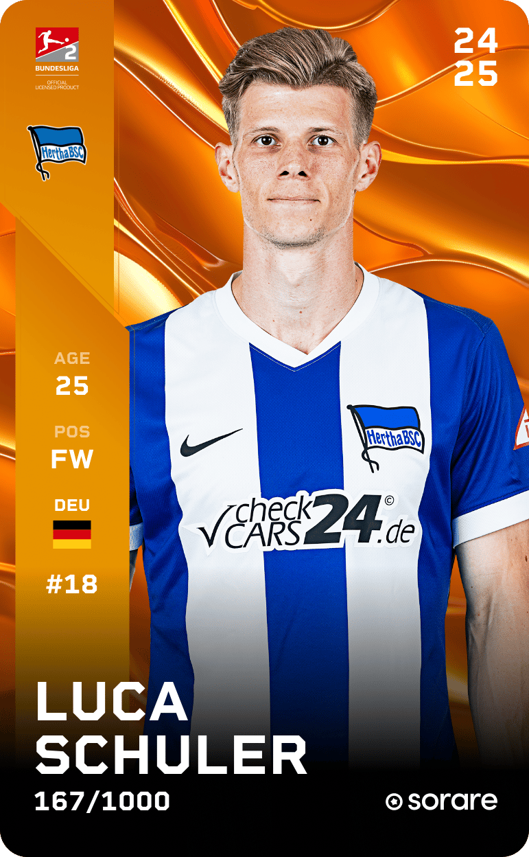 Luca Schuler 2024-25 • Limited 167/1000
