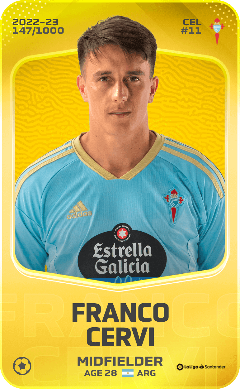 Franco Cervi 2022-23 • Limited 147/1000