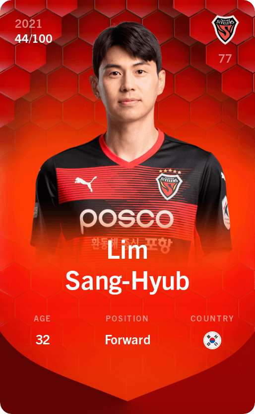 Rare Card of Lim Sang-Hyub – 2021 – Sorare