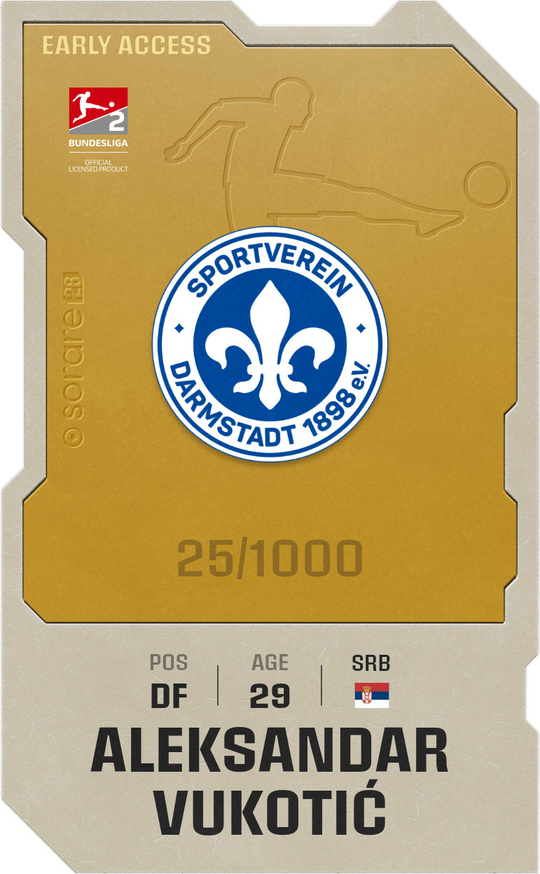 Aleksandar Vukotić 2025-26 • Limited 25/1000