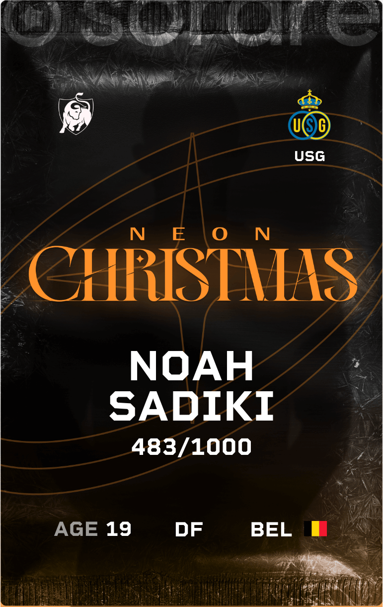 Noah Sadiki 2024-25 • Limited 483/1000