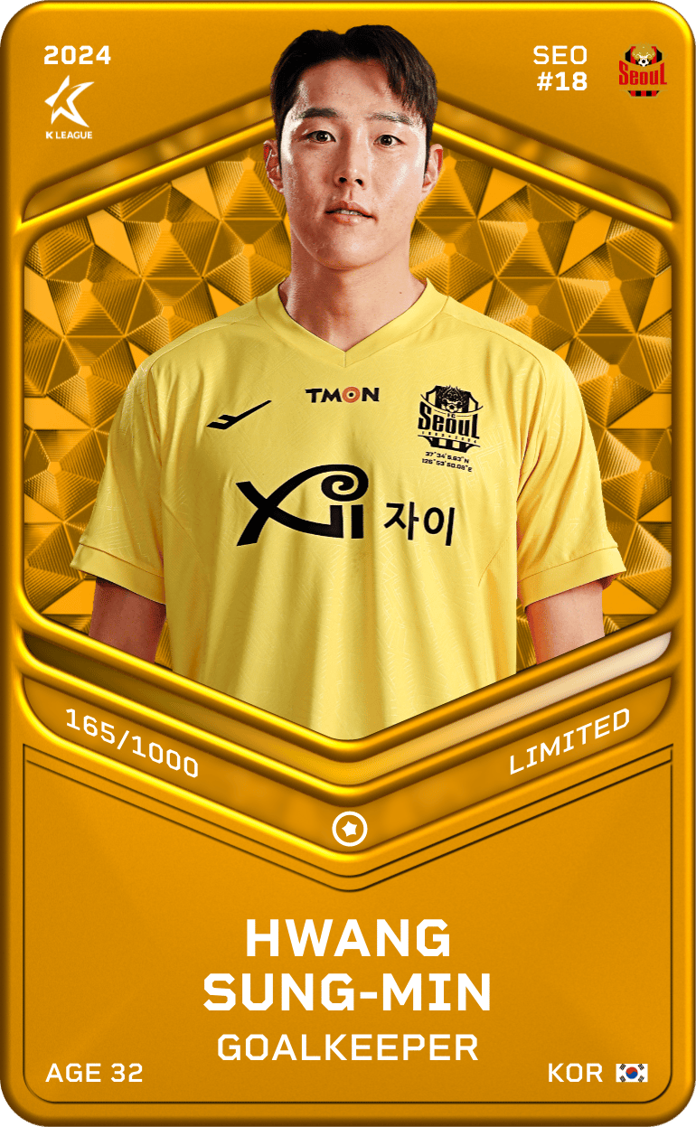 Hwang Sung-Min 2024-25 • Limited 165/1000