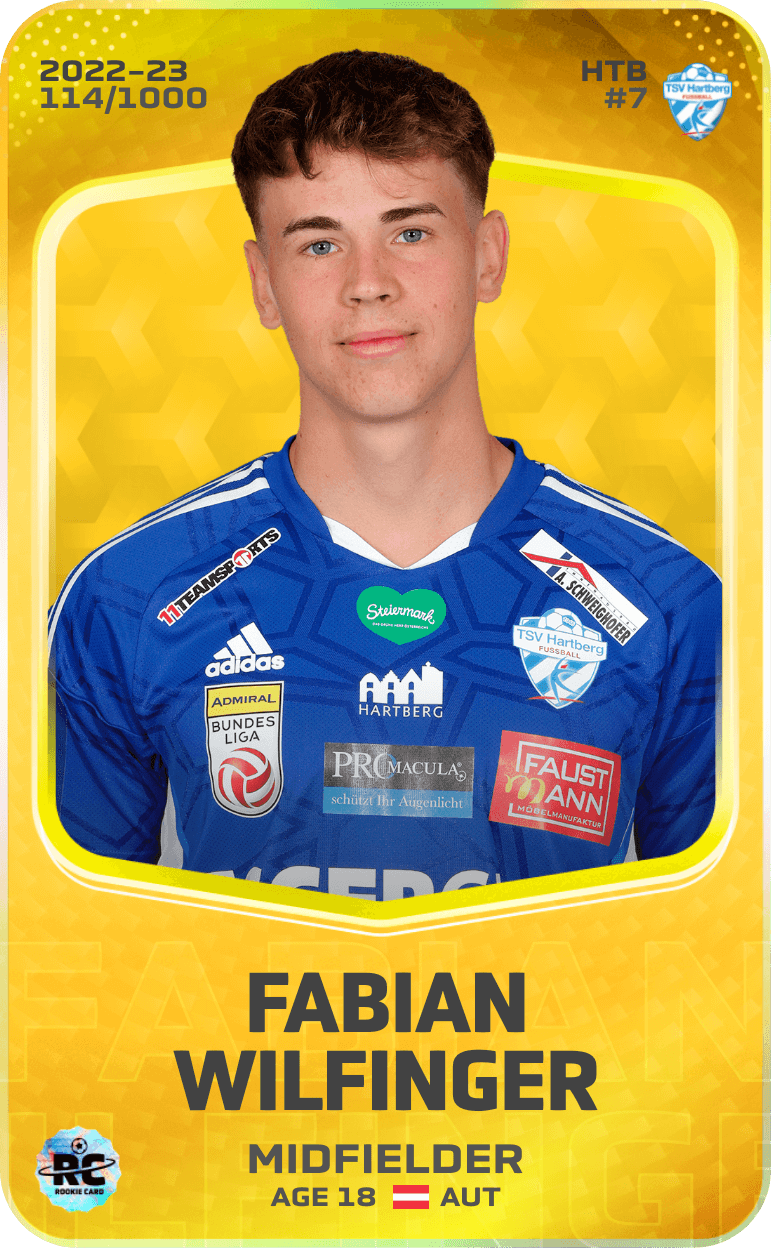 Fabian Wilfinger 2022-23 • Limited 114/1000