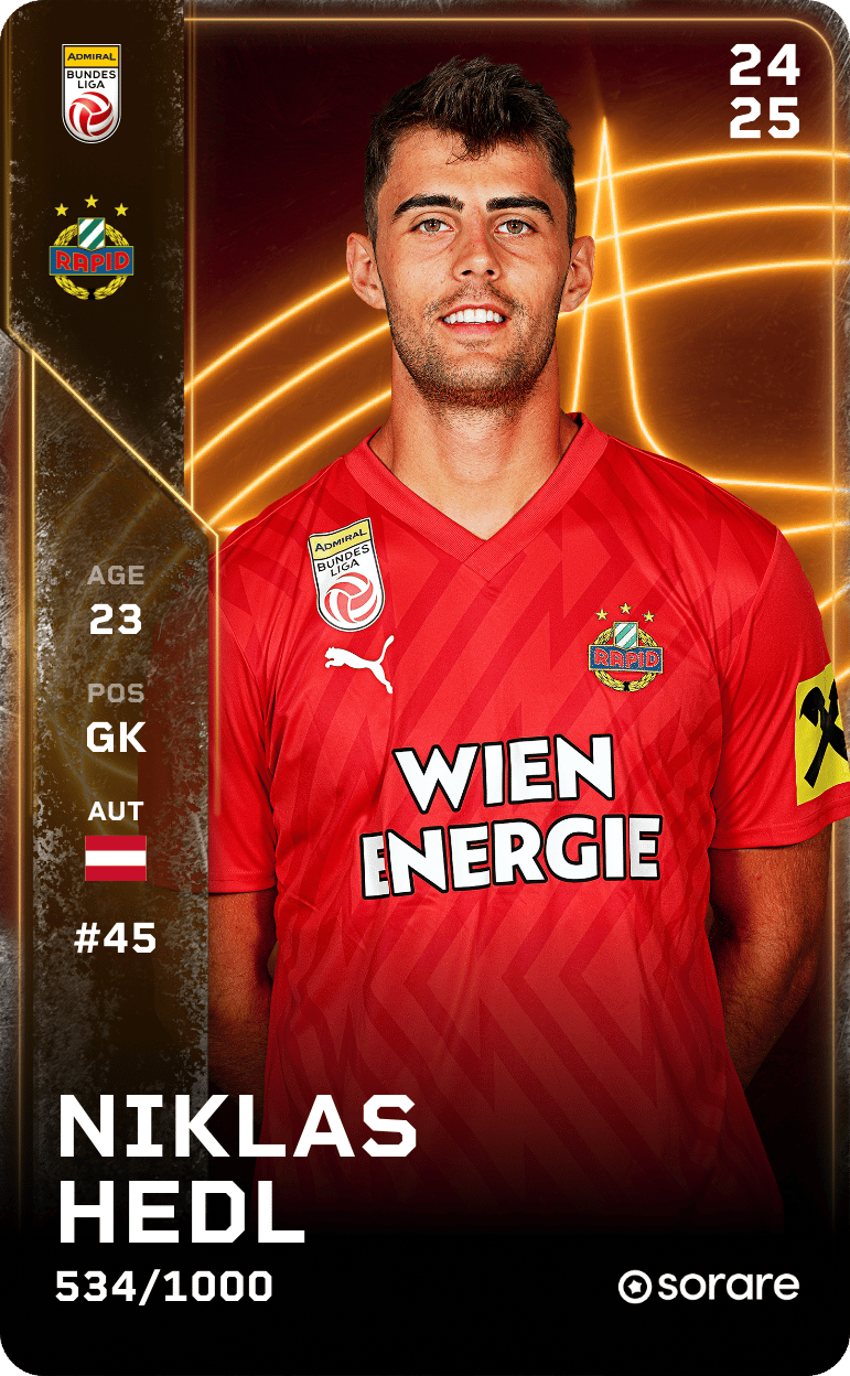 Niklas Hedl 2024-25 • Limited 534/1000
