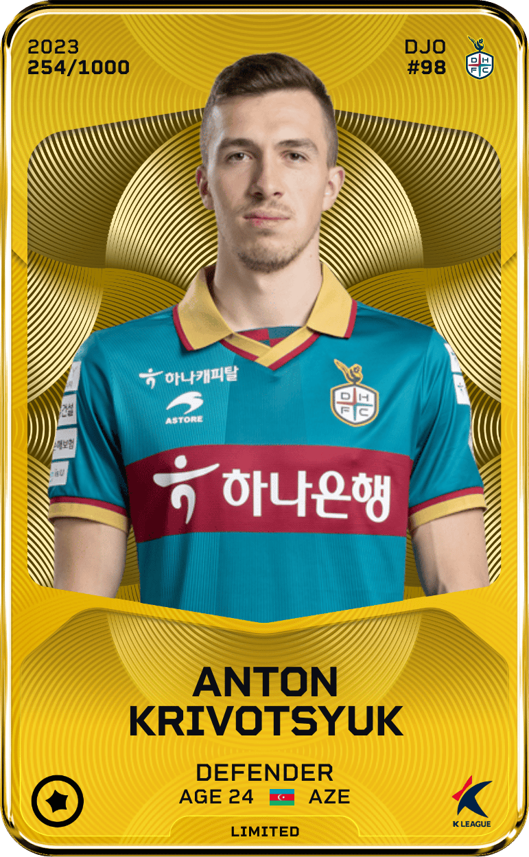Anton Krivotsyuk 2023-24 • Limited 254/1000