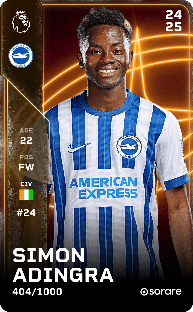 Simon Adingra 2024-25 • Limited 404/1000