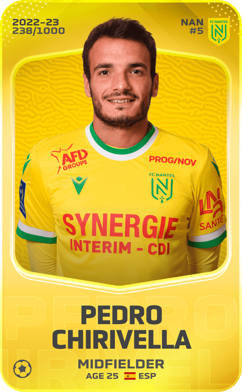 Pedro Chirivella 2022-23 • Limited 238/1000