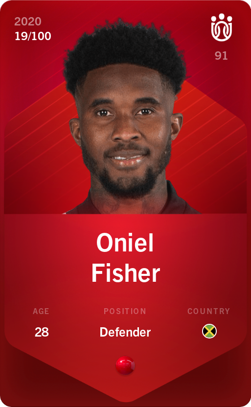 Sorare - Sorare Official - Oniel Fisher 2020-21 • Rare 19/100 - NFT # 101690232553173082835115957560908182736756391911792298167626554498956433255029