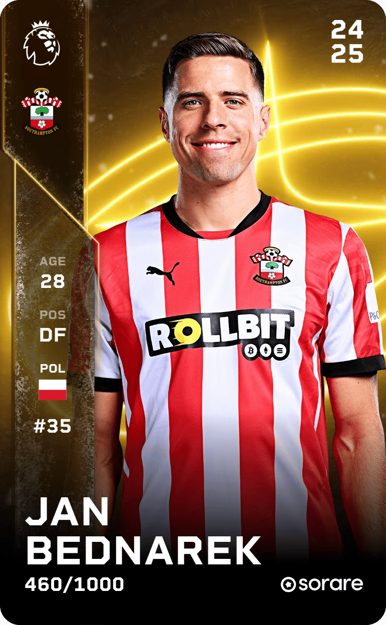 Jan Bednarek 2024-25 • Limited 460/1000