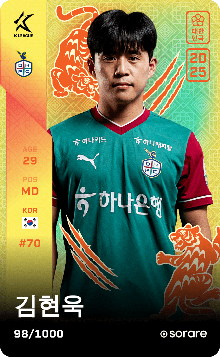Kim Hyeon-Ug 2025-26 • Limited 98/1000