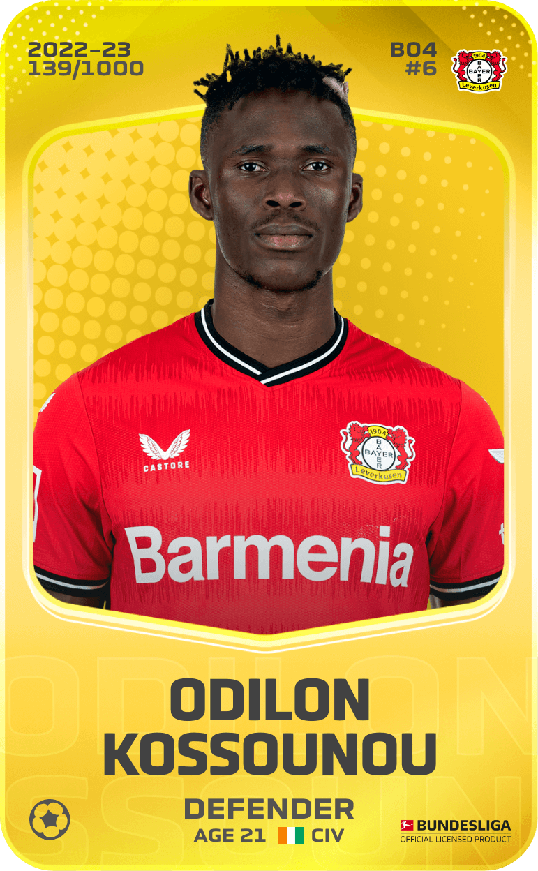 Odilon Kossounou 2022-23 • Limited 139/1000