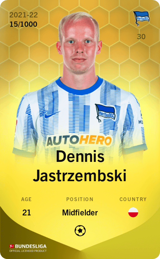 Dennis Jastrzembski 2021-22 • Limited 15/1000