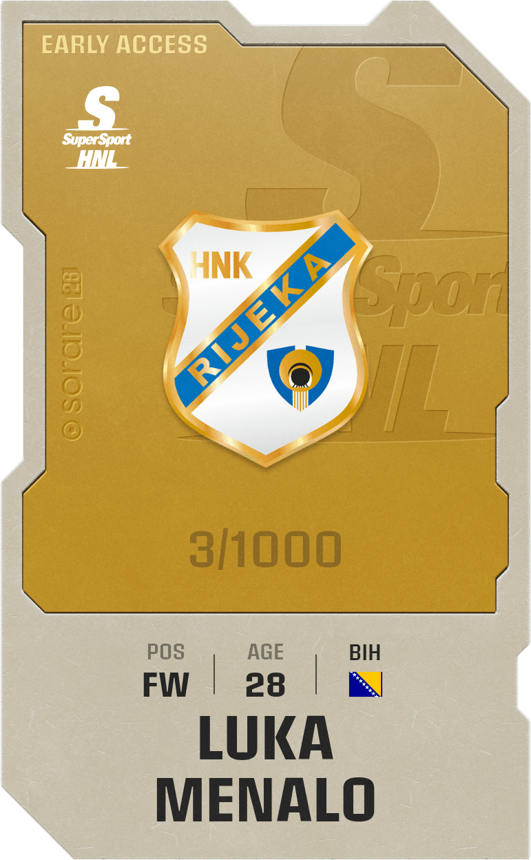 Luka Menalo 2025-26 • Limited 3/1000