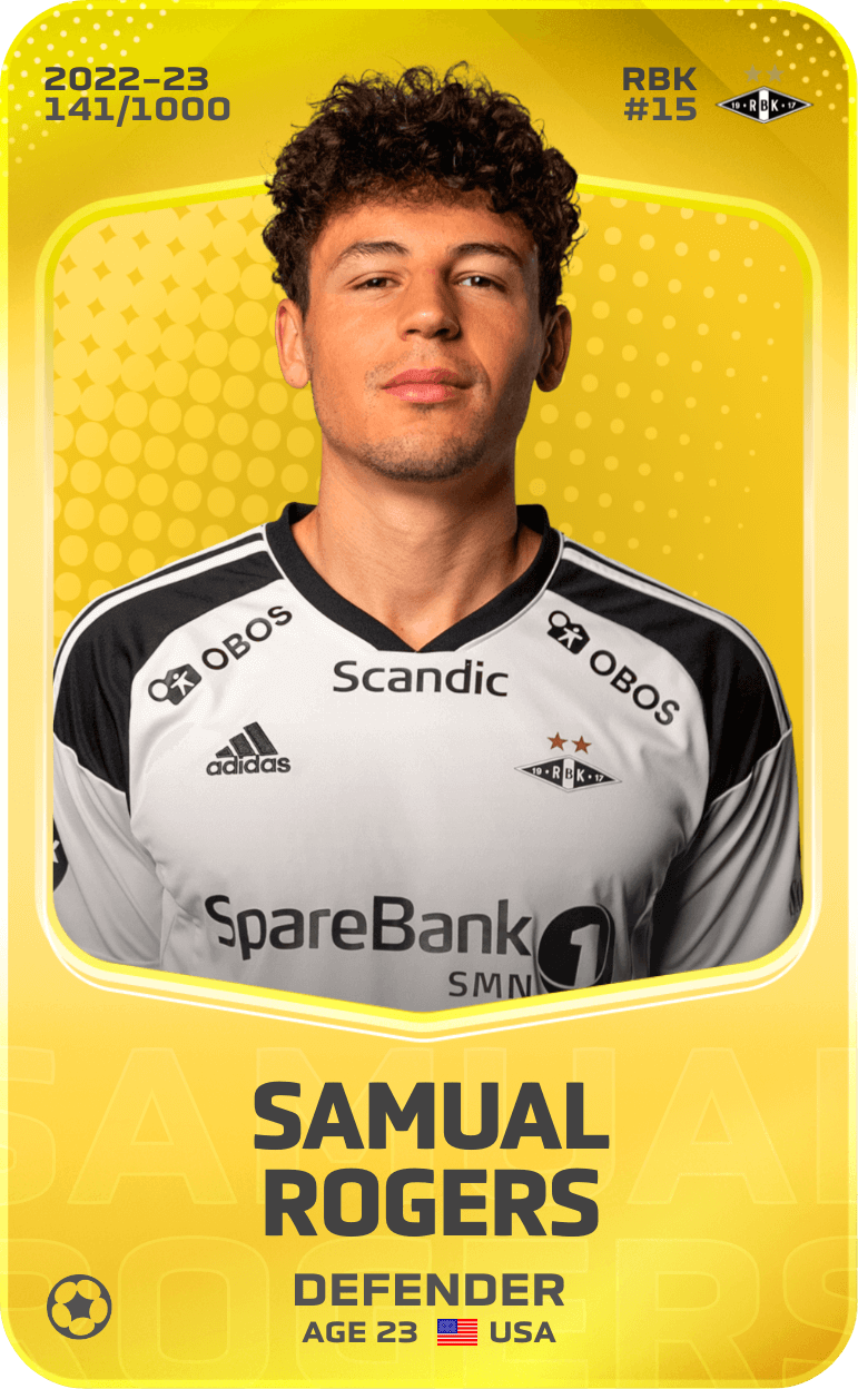 Samual Rogers 2022-23 • Limited 141/1000