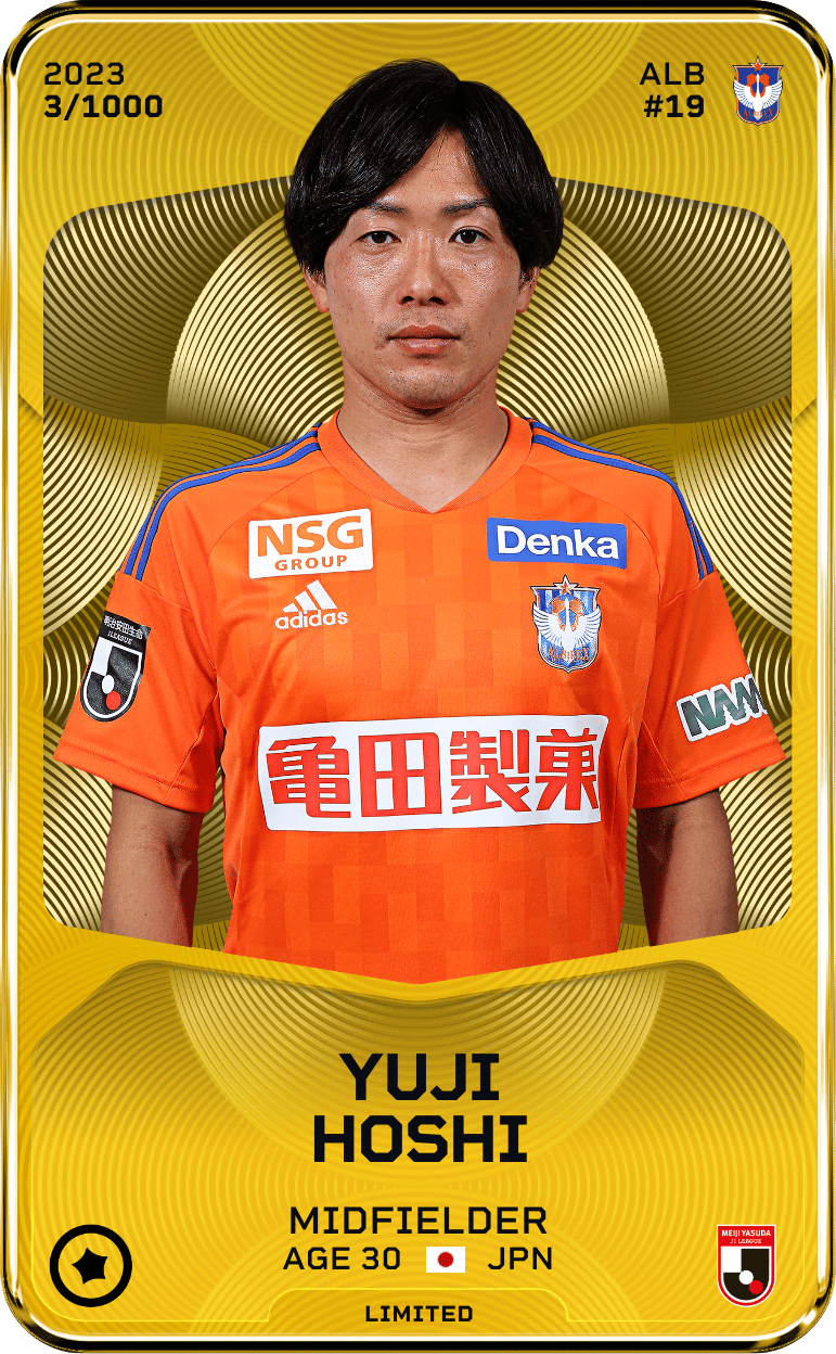 Yuji Hoshi 2023-24 • Limited 3/1000