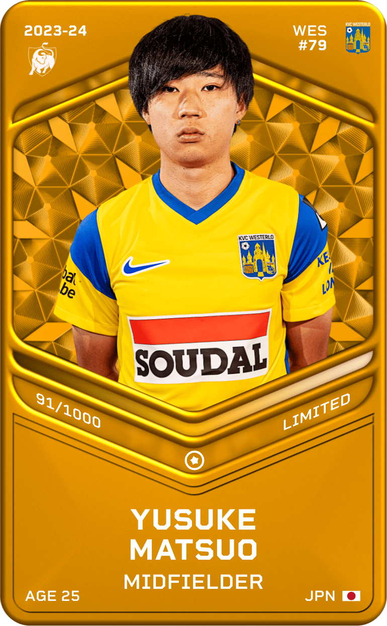 Yusuke Matsuo 2023-24 • Limited 91/1000