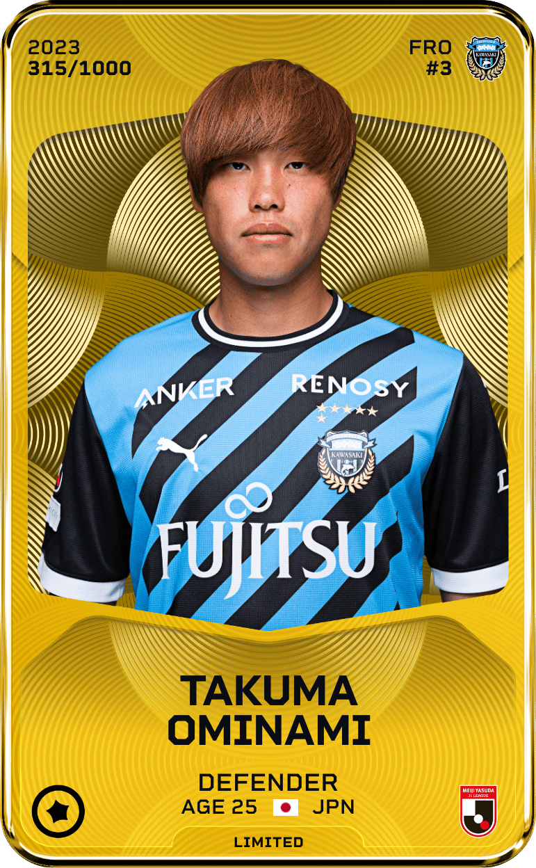 Takuma Ominami 2023-24 • Limited 315/1000