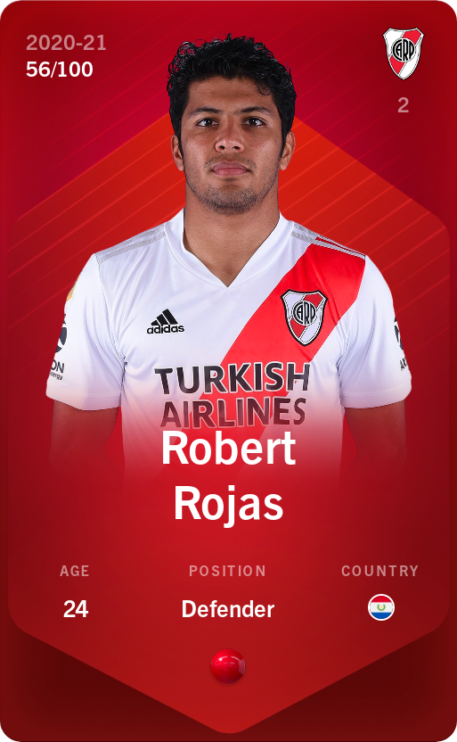 Sorare - Sorare Official - Robert Rojas 2020-21 • Rare 56/100 - NFT # 70804533747070896503677886422446629521520151764609393153204973727976499787200