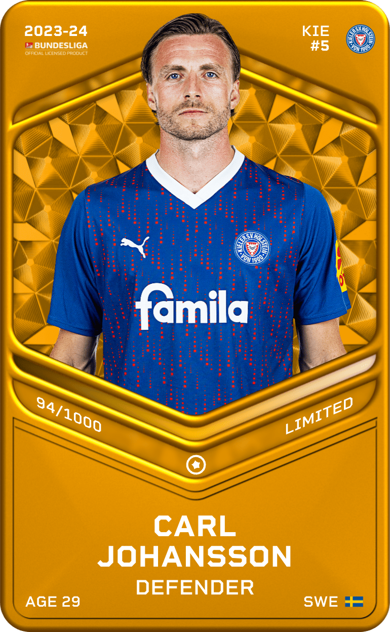 Carl Johansson 2023-24 • Limited 94/1000